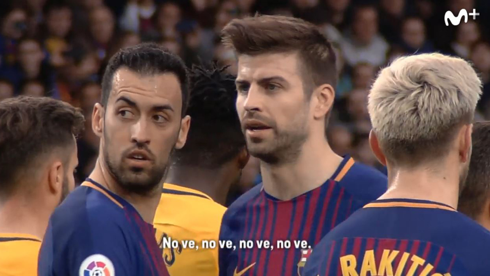 套路王？梅西罚任意球时布斯克茨皮克妙招干扰门将