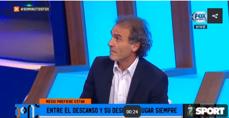 鲁杰里：梅西应该向巴萨主动请求休战，不再出战西甲