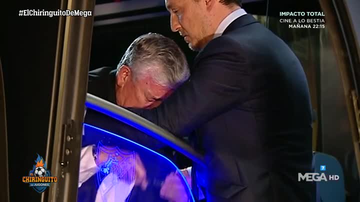 马拉加降级后董事伤心落泪，对手主席亲自前往拥抱送上安慰