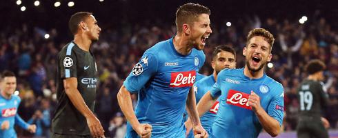 意媒：曼城欲收购若日尼奥，那不勒斯标价7000万欧元