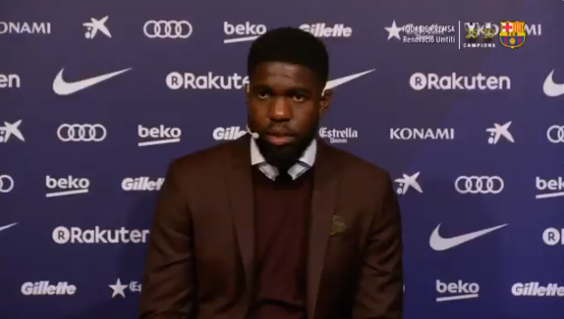 乌姆蒂蒂：我从来没想过离开巴萨，我不能离开这里