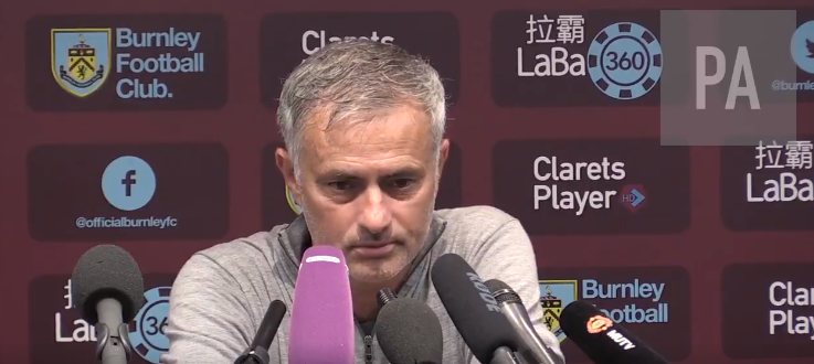 穆帅:从不责备罚失点球的球员,伍德沃德赢了2-0